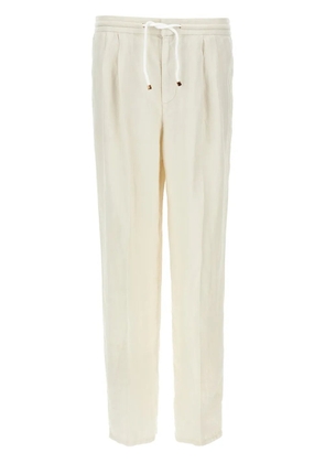 Brunello Cucinelli Linen trousers - White