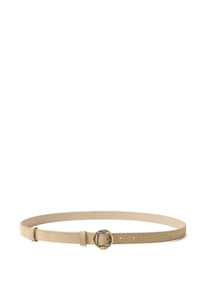 Jacquemus La Ceinture Salon crocodile-embossed belt - Neutrals
