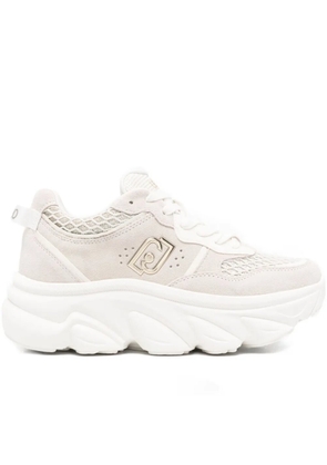 LIU JO mesh-panel chunky-sole sneakers - Neutrals