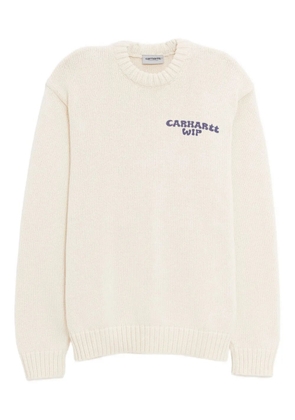 Carhartt WIP Anglistic logo-print sweater - White