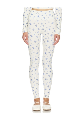 WellBeing + BeingWell Raina Legging in Cream. Size L. Also in M, S, XL, XS, XXS.