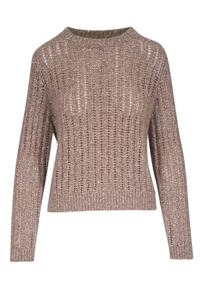 Brunello Cucinelli sequin-embellished sweater - Neutrals