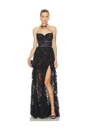 V. Chapman Eloise Gown in Black. Size 0. Also in 10, 2, 4, 6, 8.