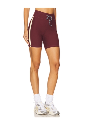 THE UPSIDE Trail Spin Shorts in Burgundy. Size M. Also in XS, XXS.