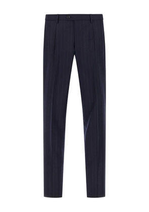 Tagliatore pinstripe-pattern wool suit - Blue