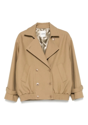 SANDRO short trench coat - Neutrals