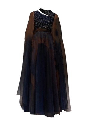 THA SEEN sequin-embellishment maxi dress - Brown