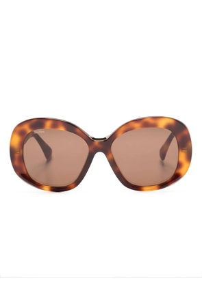 Max Mara Eyewear Edna oversize-frame sunglasses - Brown