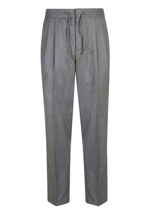 Brunello Cucinelli drawstring-waist trousers - Grey