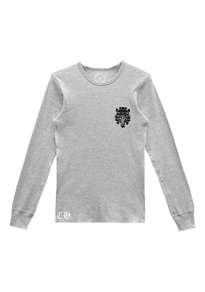 Chrome Hearts Dagger Waffle Thermal long-sleeves top - Grey
