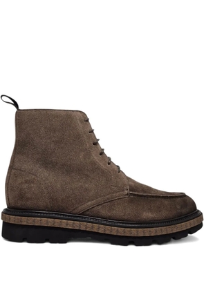 Barrett lace-up suede boots - Brown