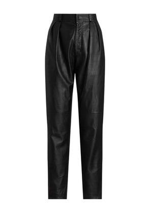 Ralph Lauren Collection Rogers leather trousers - Black