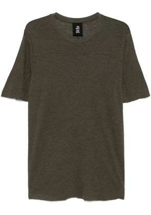 Thom Krom raw-cut-edge T-shirt - Green