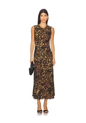 Ulla Johnson Clea Sleeveless Bias Midi Dress in Black. Size 4. Also in 6.