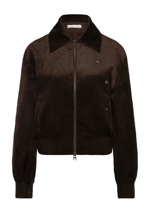 Christopher Esber flight corduroy bomber jacket - Brown