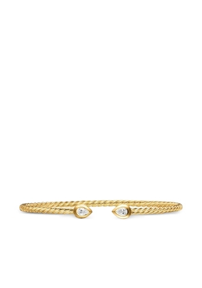 David Yurman 18K yellow gold Petite Modern Renaissance diamond bracelet