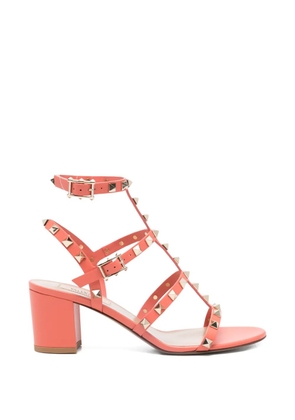 Valentino Garavani studded caged sandals - Pink
