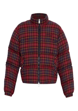 Off-White checked zip jacket - Red