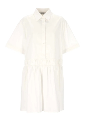 Gran Sasso poplin mini dress - White