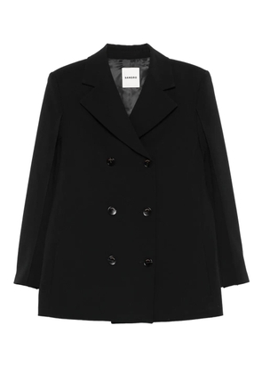 SANDRO double-breasted blazer - Black