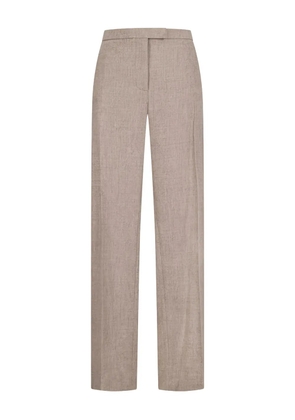 KHAITE Miles concealed-fastening trousers - Neutrals