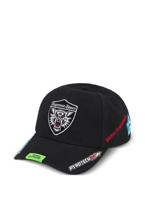 Supreme logo-patch baseball cap - Black