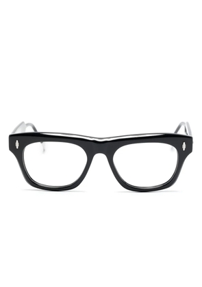 Eyepetizer square-frame acetate glasses - Black