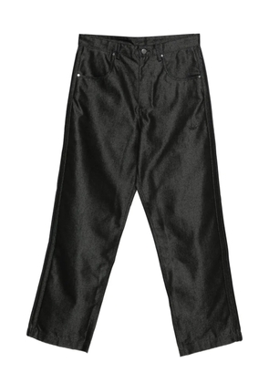 adidas side stripe detail trousers - Black