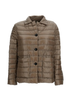 Herno quilted buttoned jacket - Brown