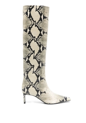 KHAITE 55mm Ona boots - Neutrals