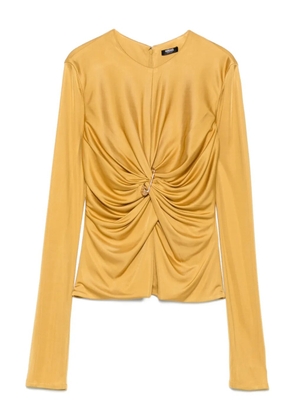 Versace gathered blouse - Gold