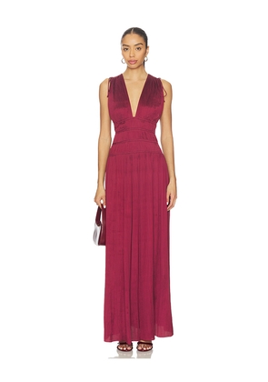 Ulla Johnson Tasneem Gown in Burgundy. Size 0. Also in 00, 10, 12, 2, 4, 6.