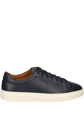 BOSS leather sneakers - Blue