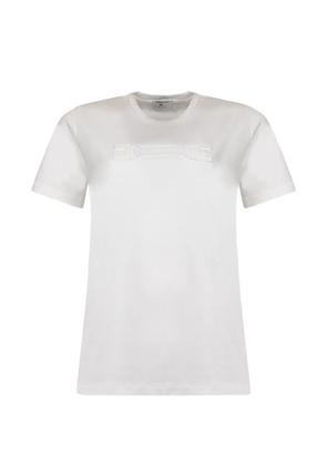 Elisabetta Franchi logo T-shirt - White