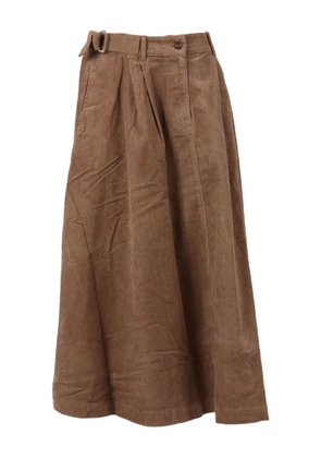 Barbour Yasmin belted midi skirt - Brown