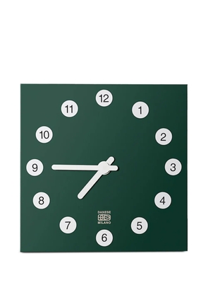 danese milano Oramai square wall clock - Green