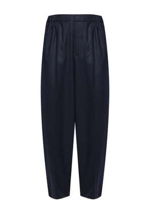 Jacquemus pleated elasticated-waist trousers - Blue