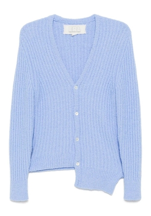 ERL Cozy asymmetric cardigan - Blue