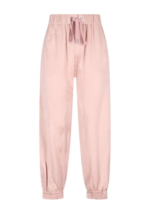 SA SU PHI elasticated-cuff drawstring trousers - Pink