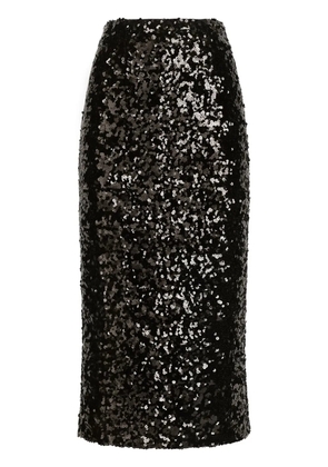 Dolce & Gabbana sequinned pencil midi skirt - Black