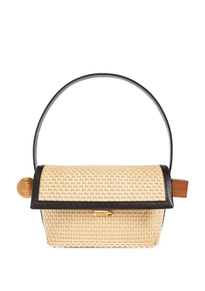 Jacquemus The Rond Carré shoulder bag - Neutrals