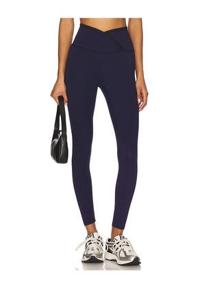 YEAR OF OURS Sport Two Tone Veronica Legging in Navy. Size L. Also in M, S, XL, XS.