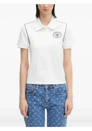 Sporty & Rich Hotel Eden Roc logo polo top - White
