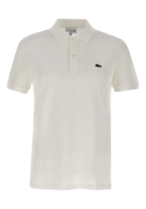 Lacoste logo-embroidered polo shirt - White