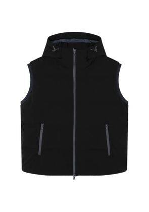 Paul & Shark Typhoon Platinum padded concealed hood vest - Black
