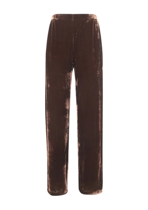 Bianco Levrin velvet trousers - Brown
