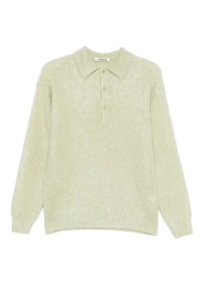 Auralee button-up sweater - Green
