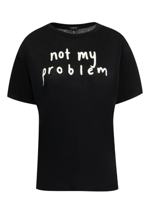 R13 Not My Problem T-shirt - Black