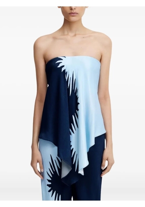 SIGNIFICANT OTHER Flossie draped asymmetrical top - Blue