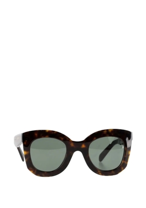 Celine Pre-Owned 3 Dots square-framed sunglasses - Brown